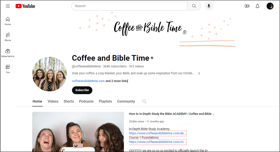 Coffee and Bible Time