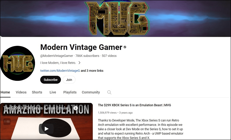 Modern Vintage Gamer