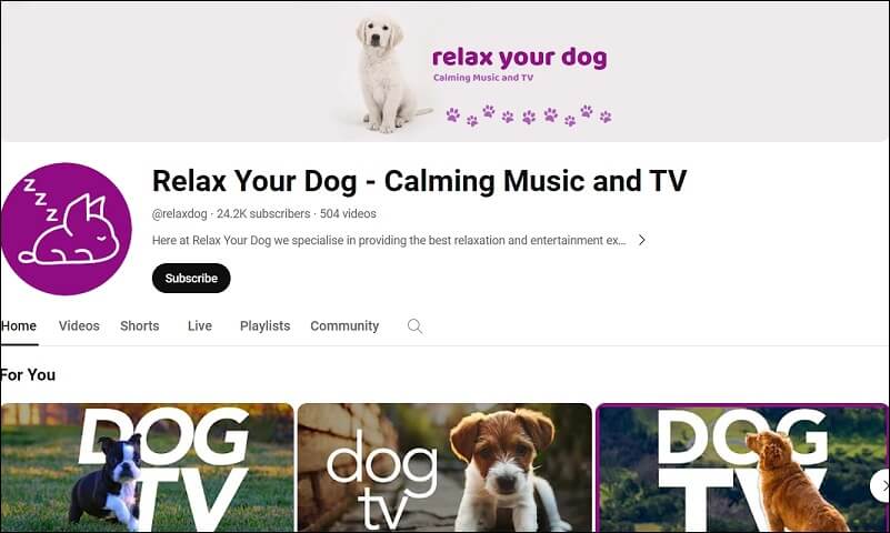 Relax Your Dog - Calming Music and TV