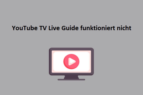 YouTube TV Live Guide funktioniert nicht: So beheben Sie dieses Problem           