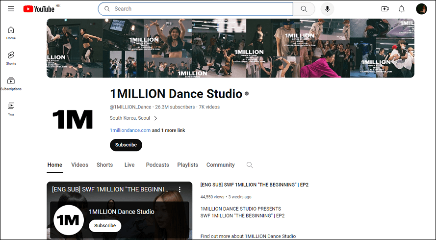 1 MILLION Dance Studio