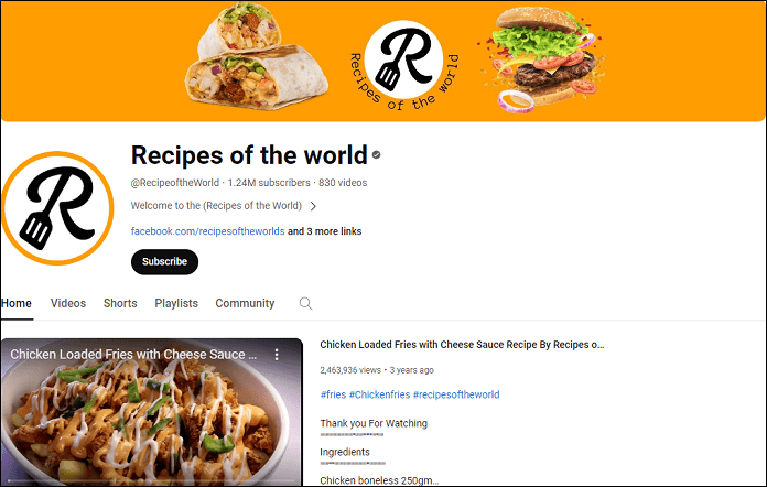 Recipes of the world