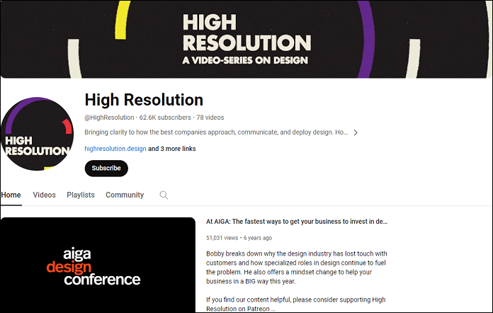 High Resolution