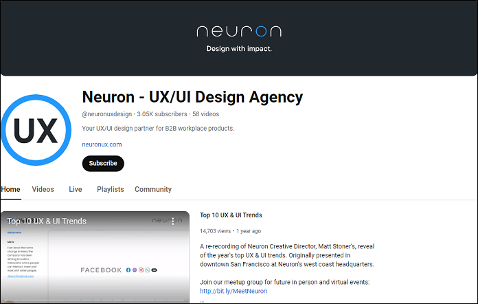 Neuron - UX/UI Design Agency