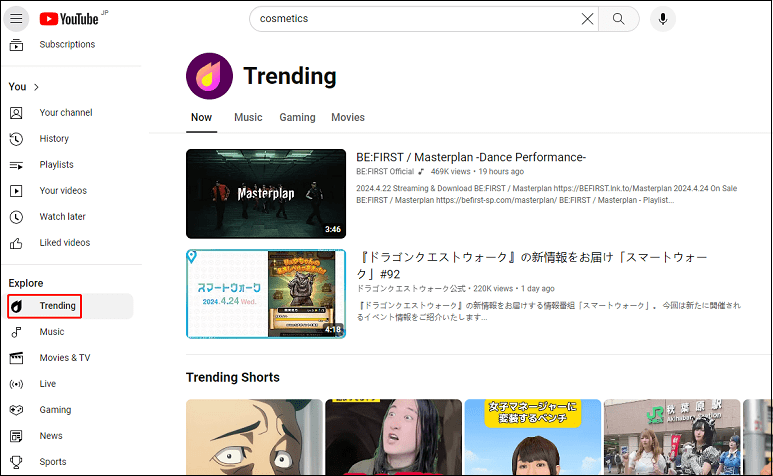 click Trending