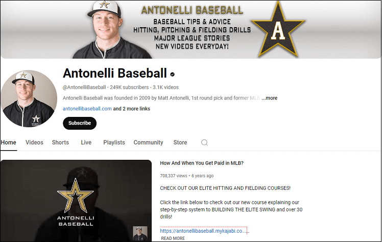 Antonelli Baseball