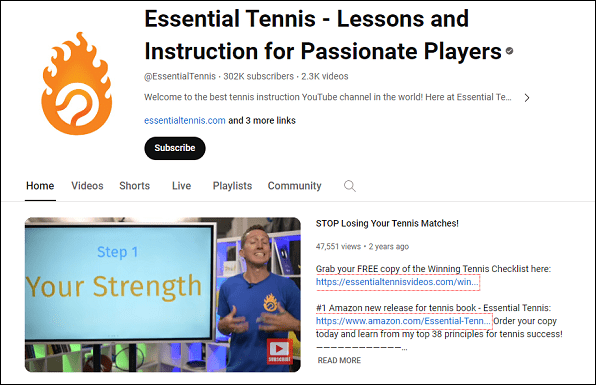 Essential Tennis - Lessons and Instruction for Passionate Players