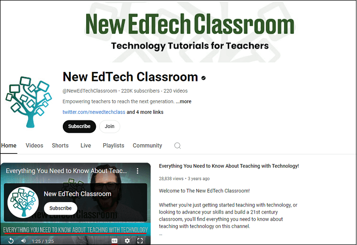 New EdTech Classroom