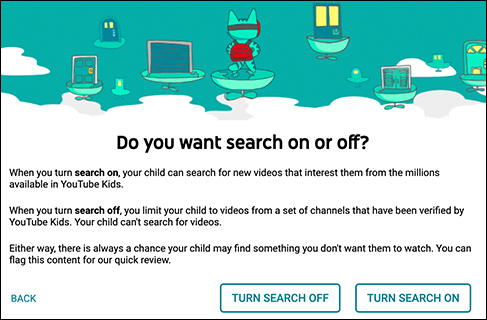 TURN SEARCH OFF