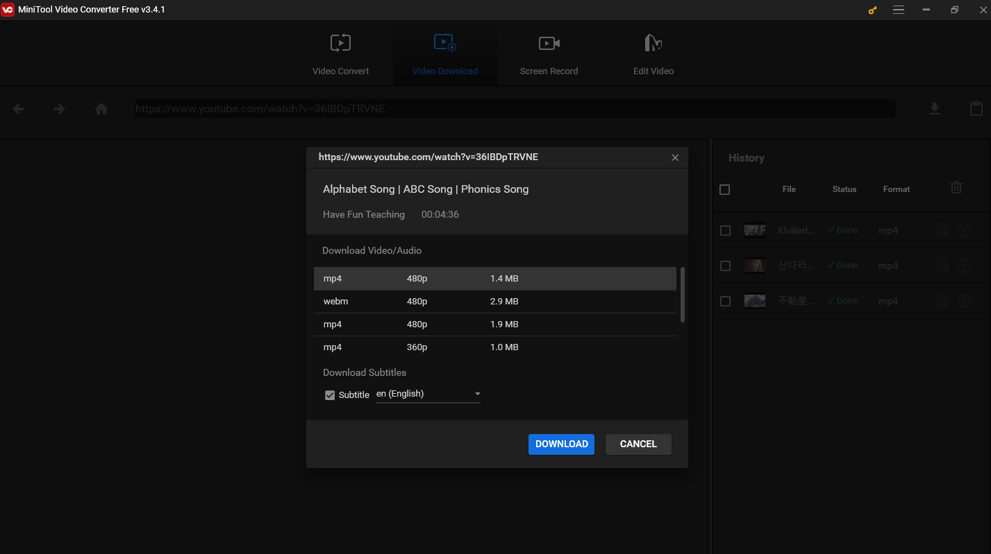 choose file formats