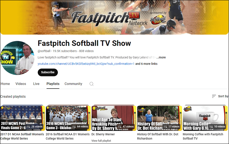 Fastpitch Softball TV Show