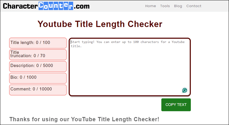 CharacterCounter.com