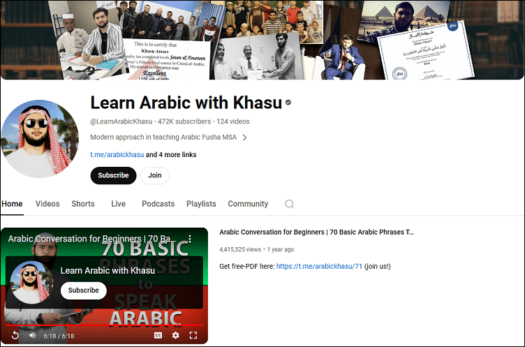 Learn Arabic with Khasu