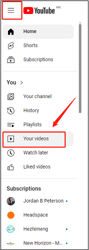 select Your videos