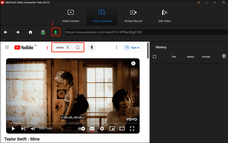 download YouTube music