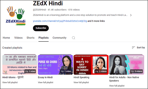 ZEdX Hindi