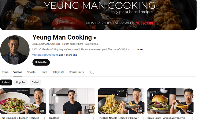 Yeung Man Cooking