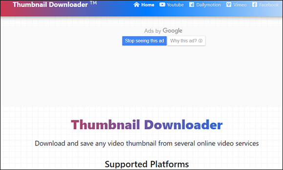 Thumbnail Downloader