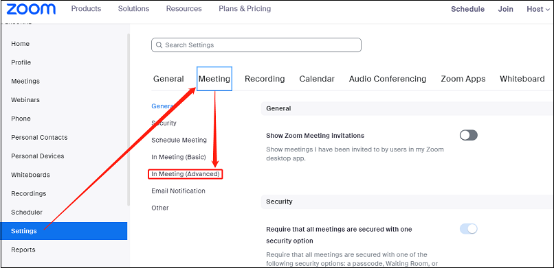 choose In Meeting (Advanced)