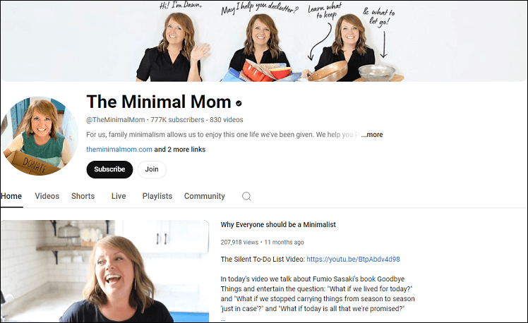 The Minimal Mom