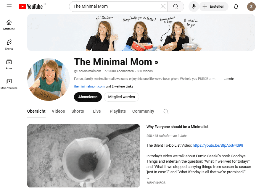 The Minimal Mom