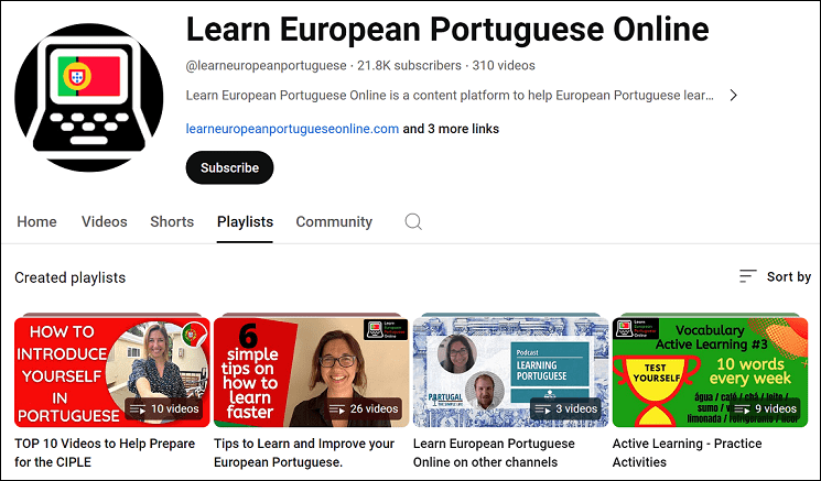 Learn European Portuguese Online