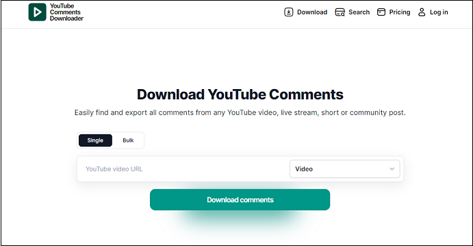 YouTube Comments Downloader