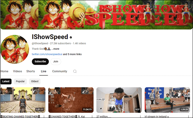 IShowSpeed