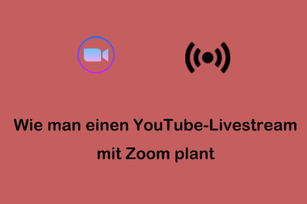 Wie man einen YouTube-Livestream mit Zoom plant