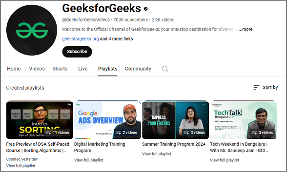 GeeksforGeeks