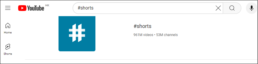 the number of YouTube Shorts