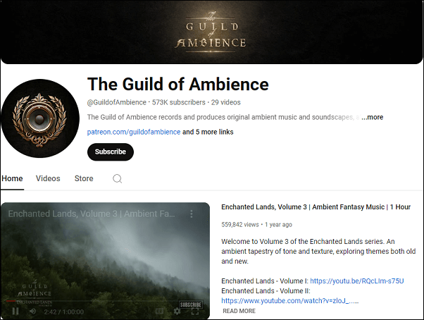 The Guild of Ambience