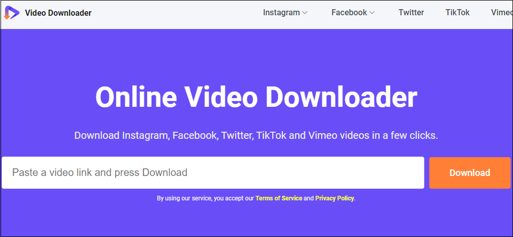 Online Video Downloader on viddown.net