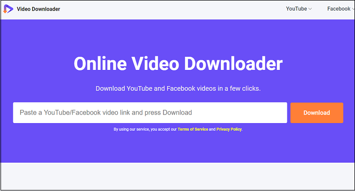 Online Video Downloader auf viddown.net