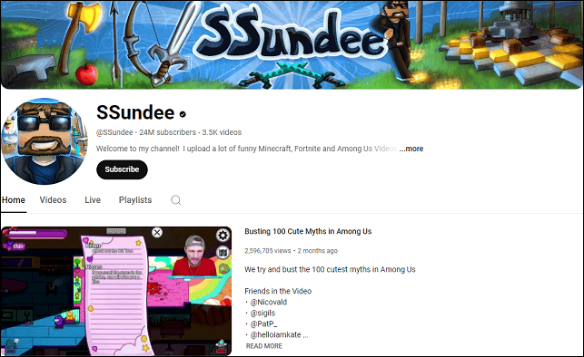 SSundee