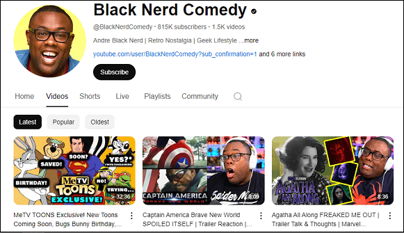 Black Nerd Comedy