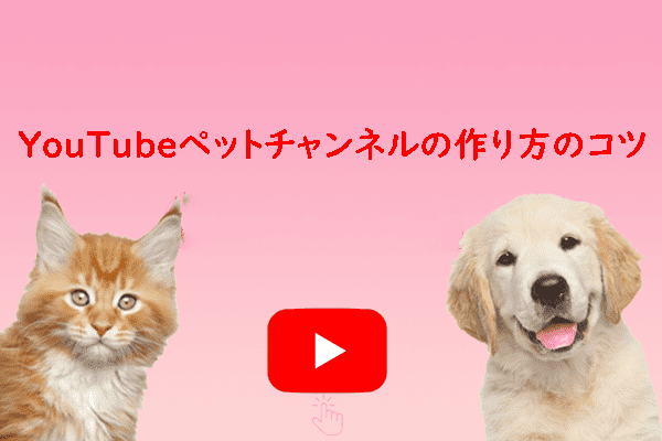 YouTubeペットチャンネルを始めるための5つのコツ