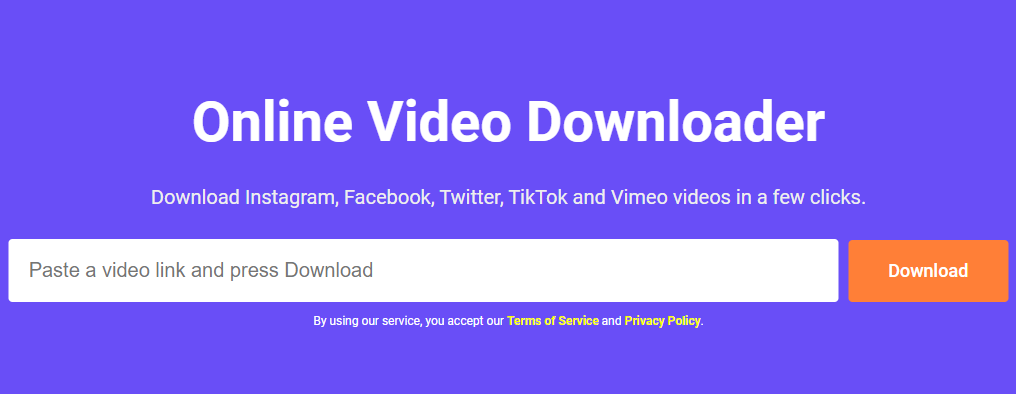 Online Video Downloader on viddown.net