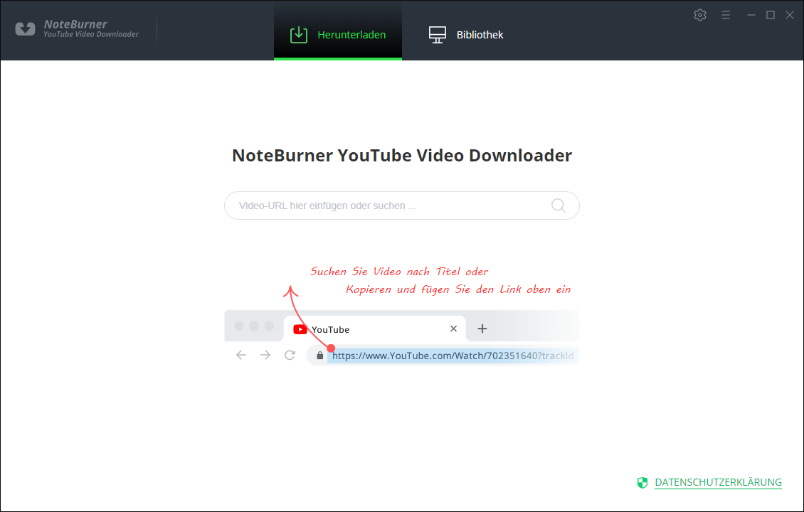 NoteBurner YouTube Video Downloader