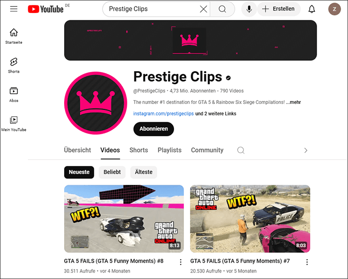 Prestige Clips