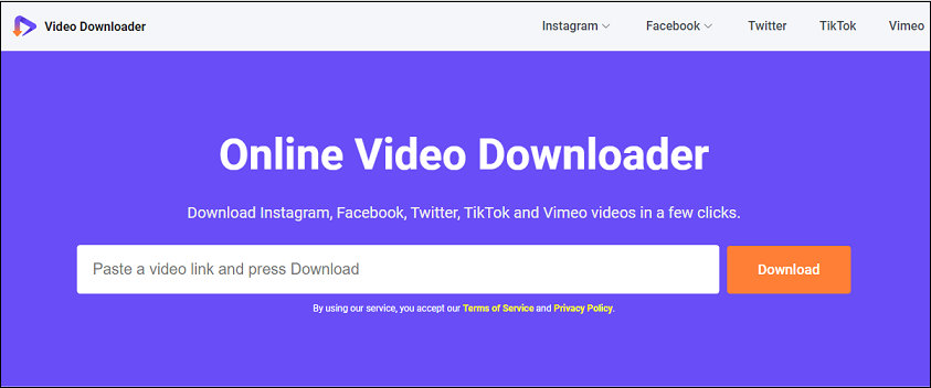 Online Video Downloader on viddown.net