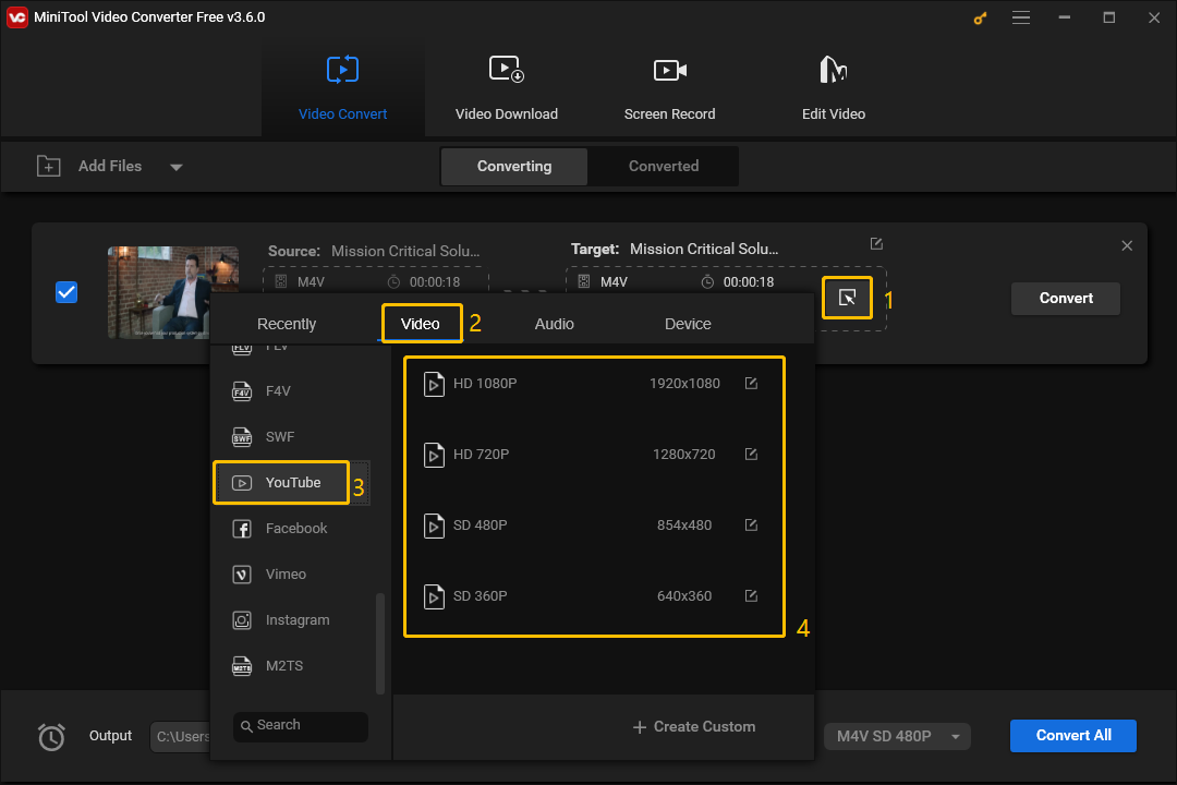 Set Output Format