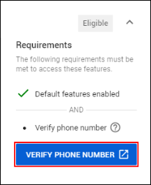 VERIFY PHONE NUMBER