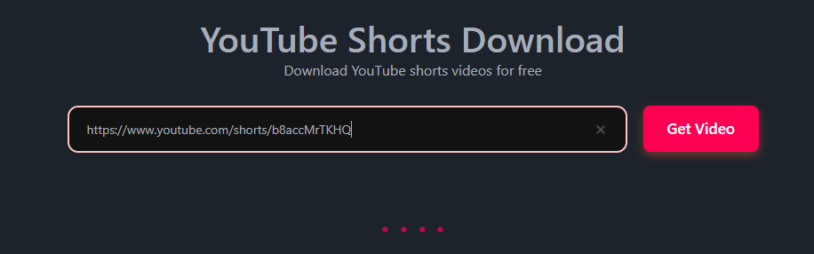 Paste the URL in the address bar of SaveTube and click the get video bar