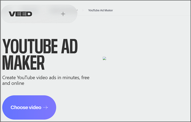 Using VEED to make YouTube ads