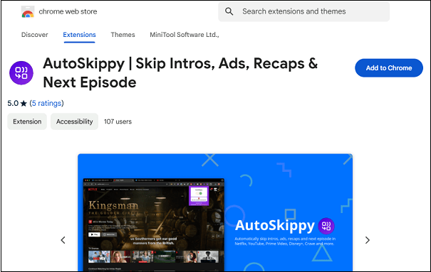 Skip YouTube intro with AutoSkippy