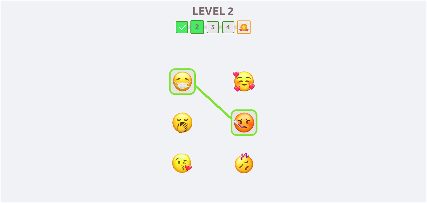 Emoji Puzzle game screen