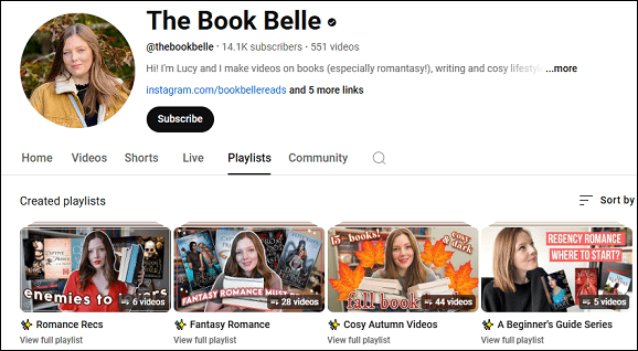 Watch book review videos on The Book Belle