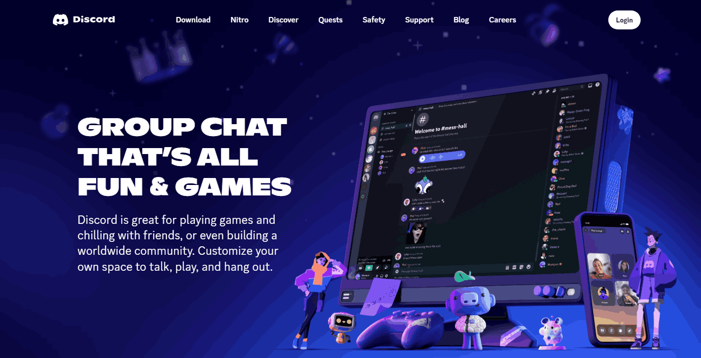 Discord’s official website