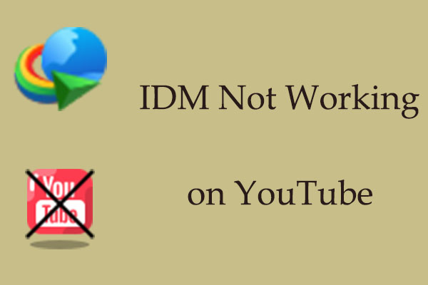 ¿IDM no funciona en YouTube? Prueba estas soluciones